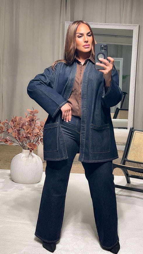 Veste jean brute CHARLOTTE
